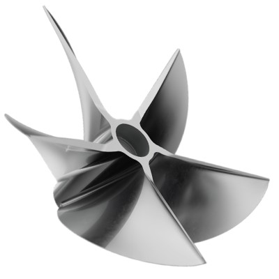 Mercury 400 HP 15° Rake Outboard CNC Cleaver